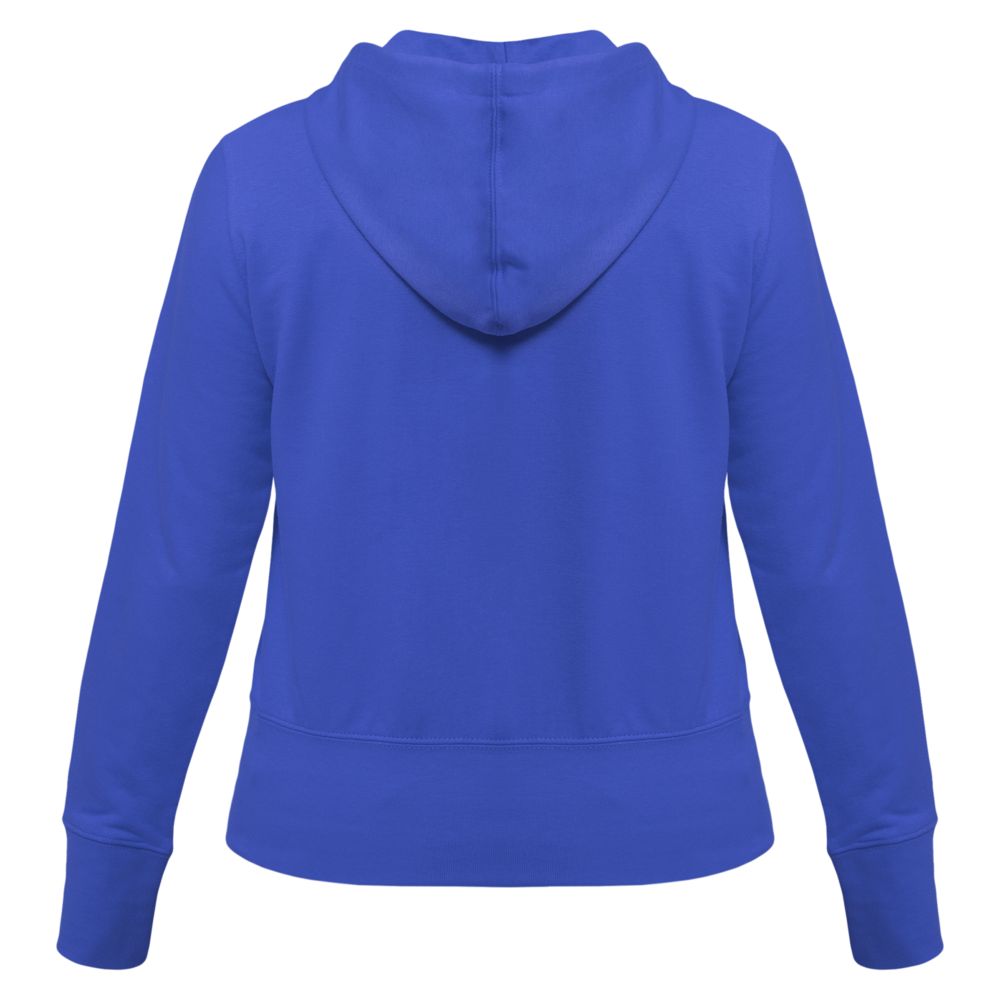 Толстовка женская Hooded Full Zip ярко-синяя в Самаре