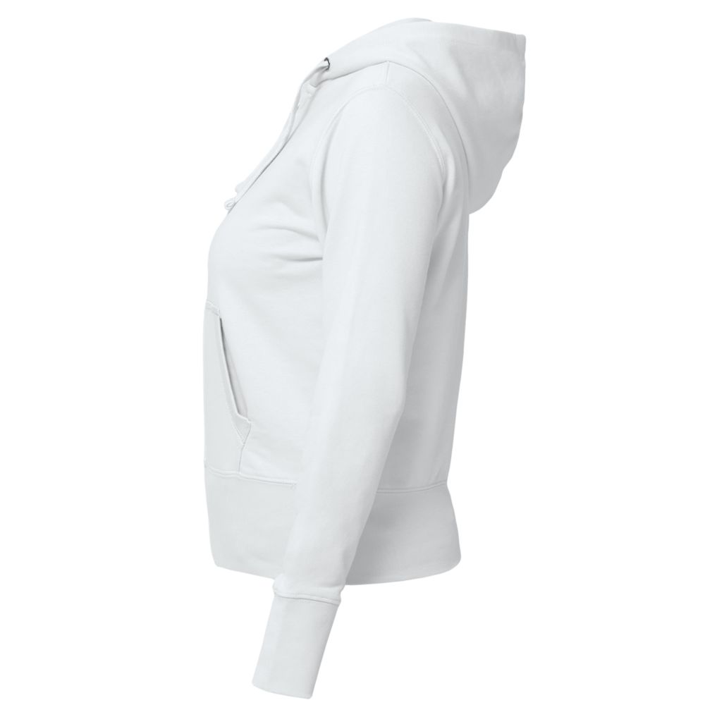 Толстовка женская Hooded Full Zip белая в Самаре